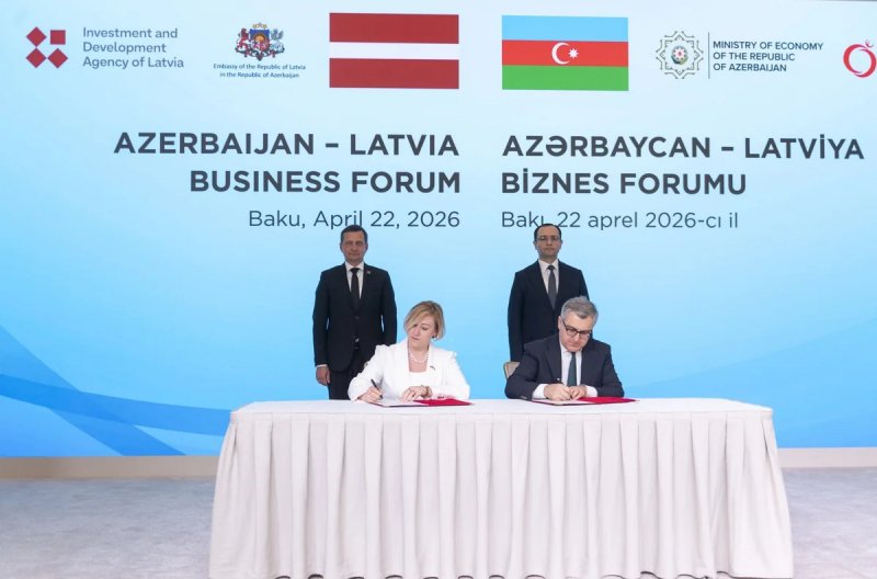 AZPROMO və Latviya Ticarət və Sənaye Palatası (LCCI) arasında Anlaşma Memorandumu imzalanıb