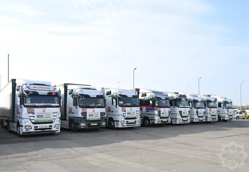   Azerbaijan dispatches another batch of humanitarian aid to Iran  
