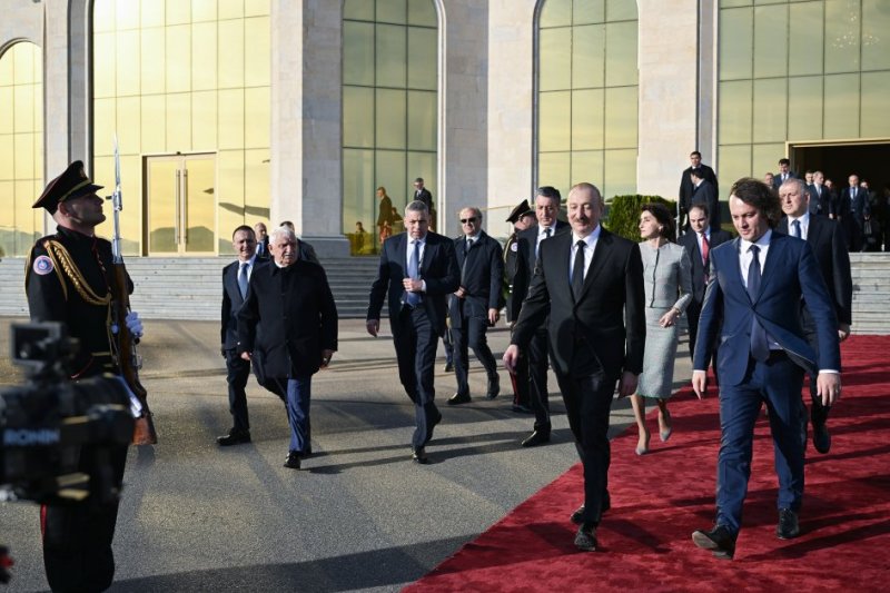 Azerbaijan's president concludes state visit to Georgia