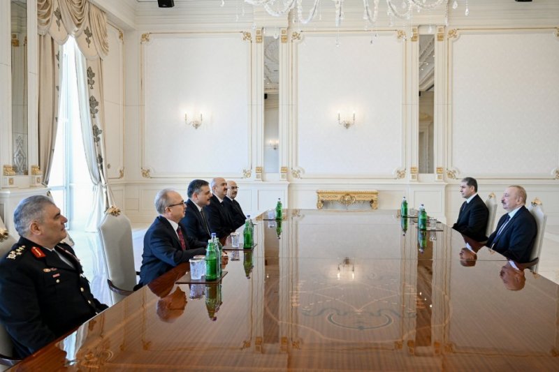   Azerbaijan's president recieves Turkish interior minister  