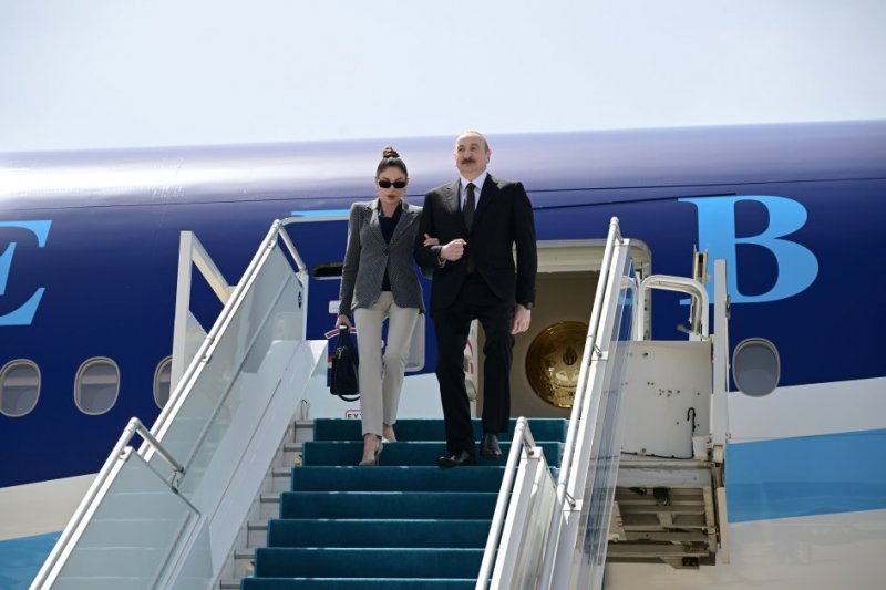   Azerbaijan's president arrives in Türkiye for working visit  