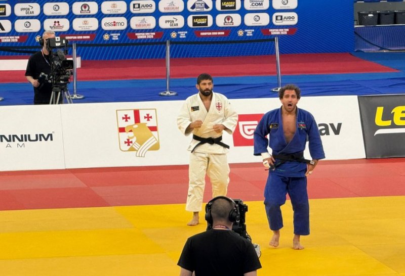 Azerbaijani judoka Hidayat Heydarov claims European silver