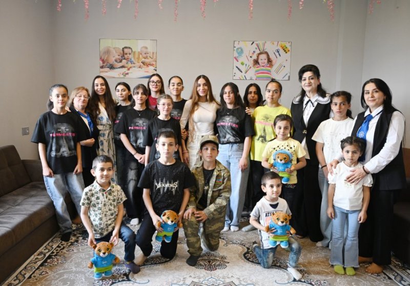 News about - Leyla Aliyeva and Arzu Aliyeva visit Social Service Orphanage in Sheki -  PHOTOS 