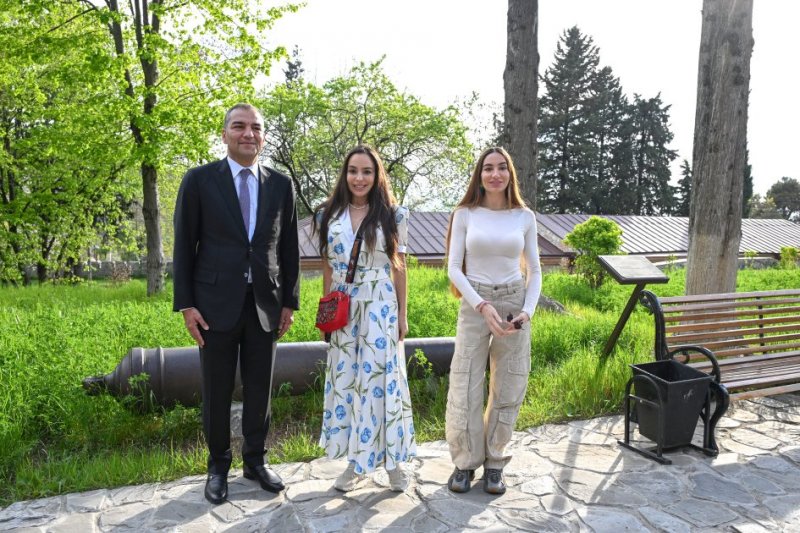 News about - Leyla Aliyeva and Arzu Aliyeva attend opening of historical and architectural monuments after restoration in Sheki city -  PHOTOS 