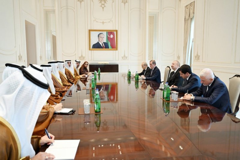   President Ilham Aliyev receives UAE delegation  