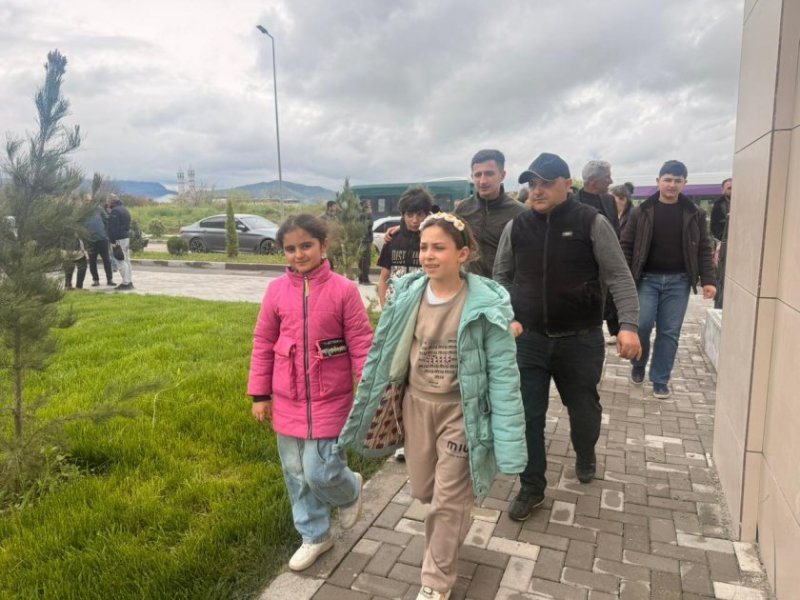 Növbəti köç karvanı Ağdam şəhərinə çatıb