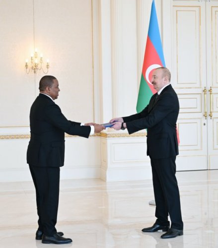 2026/04/2-1776161759.jpg + President Ilham Aliyev receives newly appointed ambassador of Eswatini to Azerbaijan News about - President Ilham Aliyev receives newly appointed ambassador of Eswatini to Azerbaijan