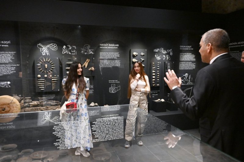 News about - Leyla Aliyeva and Arzu Aliyeva attend opening of historical and architectural monuments after restoration in Sheki city -  PHOTOS 