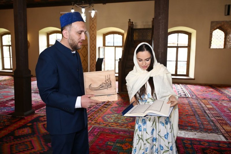 Leyla Aliyeva and Arzu Aliyeva visit Sheki Khan’s Mosque Complex -  PHOTOS 