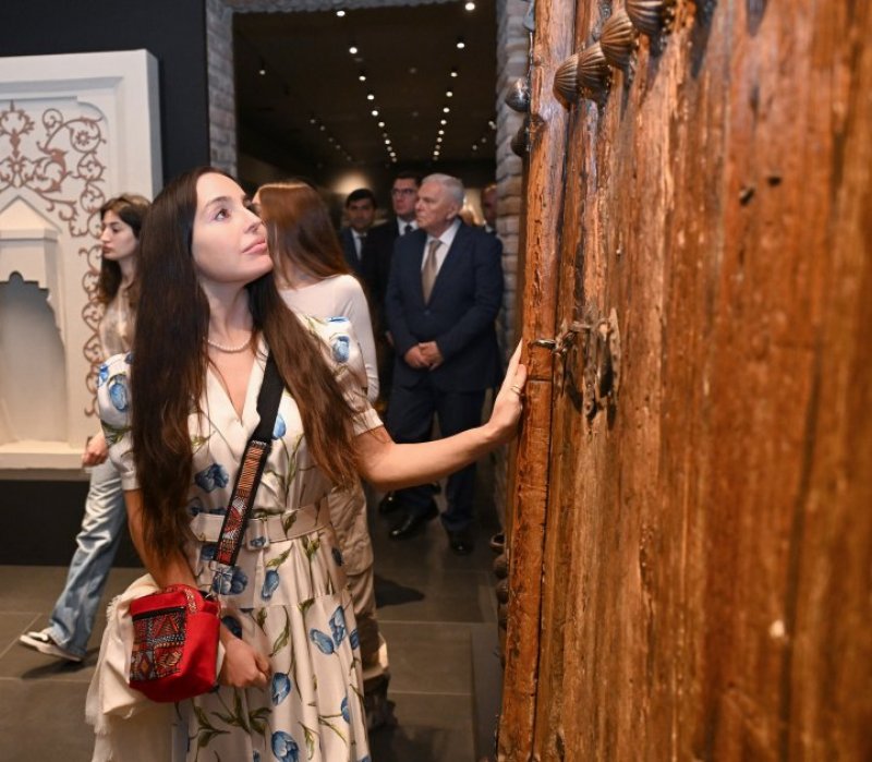 News about - Leyla Aliyeva and Arzu Aliyeva attend opening of historical and architectural monuments after restoration in Sheki city -  PHOTOS 