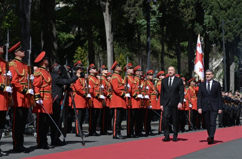 News about -   Tbilisi hosts official welcome ceremony for Azerbaijani president  