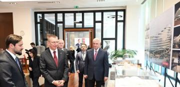 Latviya Prezidenti Edqars Rinkeviçs “Bakı Ağ Şəhər”də olub