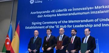   IE Liderlik və İnnovasiya Mərkəzinin yaradılması üzrə Anlaşma Memorandumu imzalanıb  