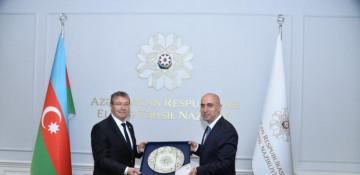 Emin Əmrullayev və Şimali Kipr Türk Respublikasının Baş naziri arasında görüş olub