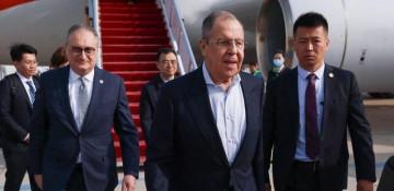 Rusiyanın xarici işlər naziri Sergey Lavrov Çinə rəsmi səfərə gəlib