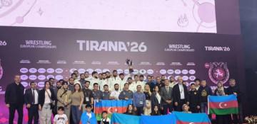 Yunan-Roma güləşi üzrə Azərbaycan millisi komanda hesabında Avropa çempionu olub