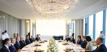 Luncheon held in honor of Azerbaijani president in Tbilisi