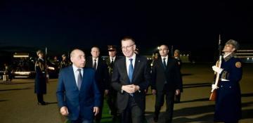Latvia's president arrives in Azerbaijan on official visit