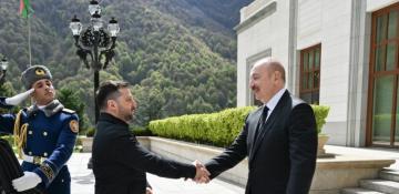   Azerbaijani, Ukrainian presidents meet in Gabala  
