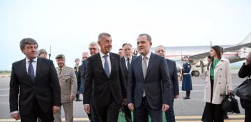 Czech premier arrives in Azerbaijan on official visit