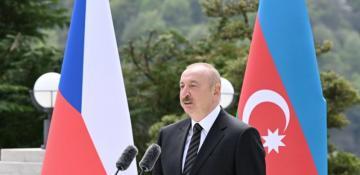   President Ilham Aliyev: Azerbaijan exports natural gas to countries neighboring Czech Republic  