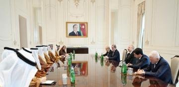   President Ilham Aliyev receives UAE delegation  