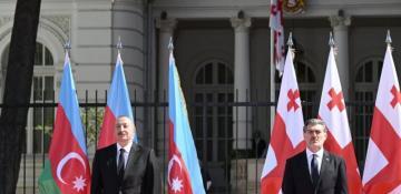   Tbilisi hosts official welcome ceremony for Azerbaijani president  