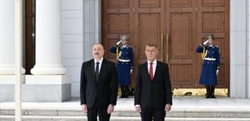   Baku hosts official welcome ceremony for Czech PM  