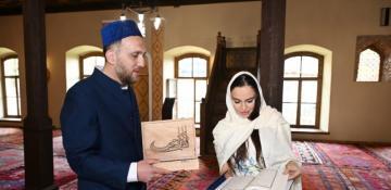 Leyla Aliyeva and Arzu Aliyeva visit Sheki Khan’s Mosque Complex -  PHOTOS 