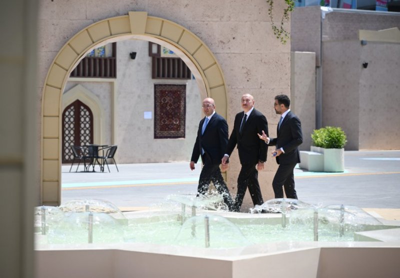 News about -   President Ilham Aliyev reviews preparations for WUF13 at Baku Olympic Stadium  