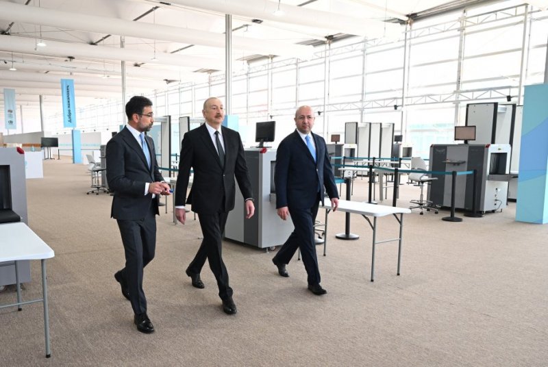 News about -   President Ilham Aliyev reviews preparations for WUF13 at Baku Olympic Stadium  