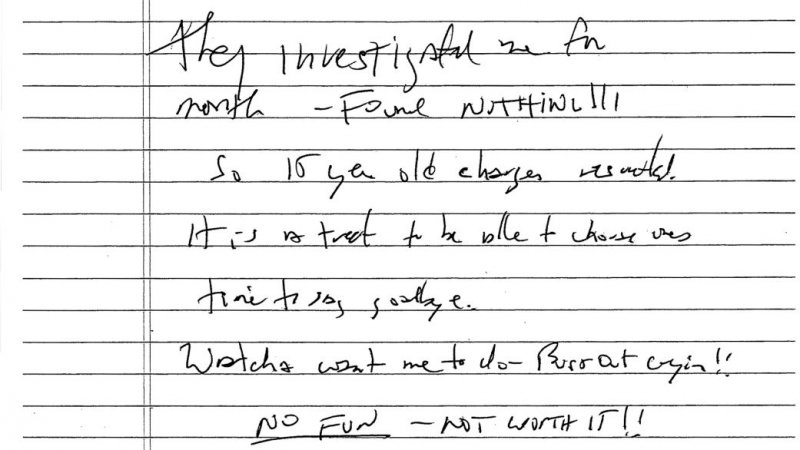 News about - US court releases purported Epstein suicide note -  PHOTO 