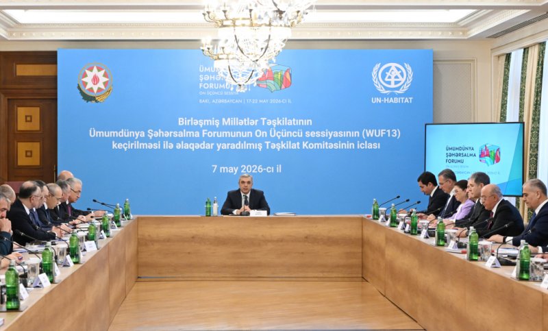 WUF13 üzrə Təşkilat Komitəsinin iclası keçirilib