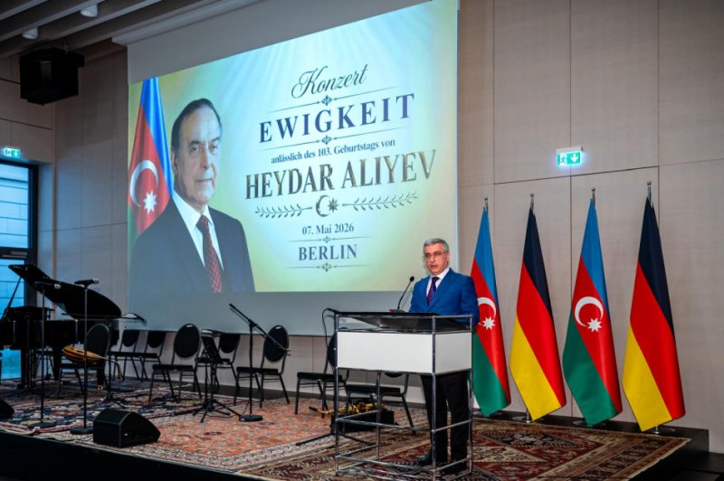 Ulu Öndər Heydər Əliyevin anadan olmasının 103-cü ildönümü Berlində qeyd edilib