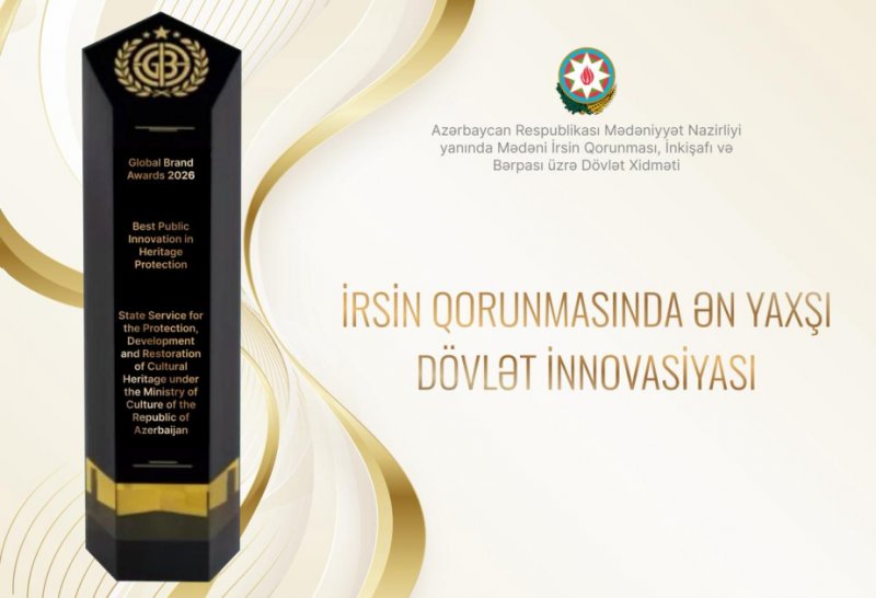 Azərbaycan mədəni irsin qorunmasında beynəlxalq mükafata layiq görülüb