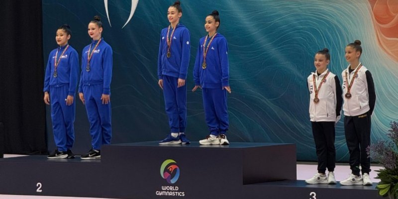 Azərbaycanın bədii gimnastları Portuqaliyadan iki qızıl medalla dönür
