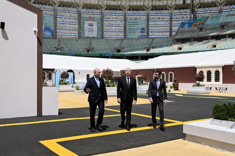 2026/05/1778585669.webp + Prezident İlham Əliyev Bakı Olimpiya Stadionunun ərazisində WUF13 ilə bağlı görülən işlərlə tanış olub News about - Prezident İlham Əliyev Bakı Olimpiya Stadionunun ərazisində WUF13 ilə bağlı görülən işlərlə tanış olub