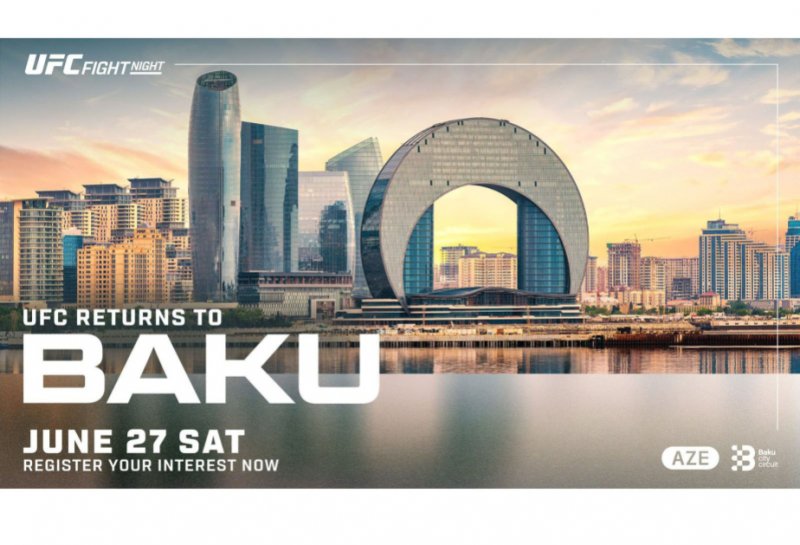  “UFC Fight Night Baku”nun döyüş siyahısı müəyyənləşib