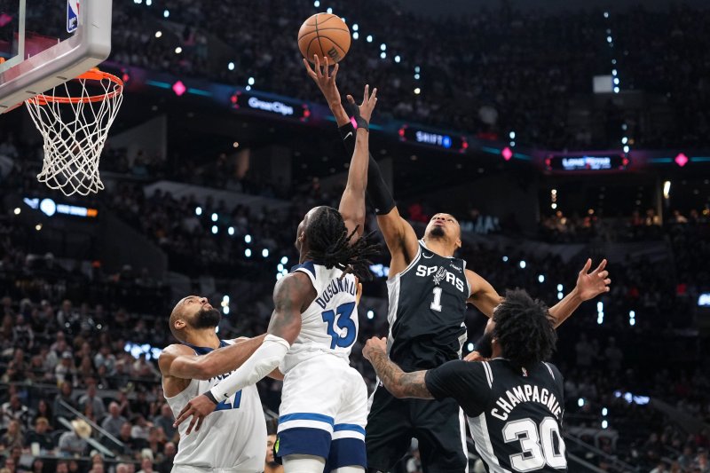 Wembanyama powers Spurs to dominant Game 5 win over Timberwolves