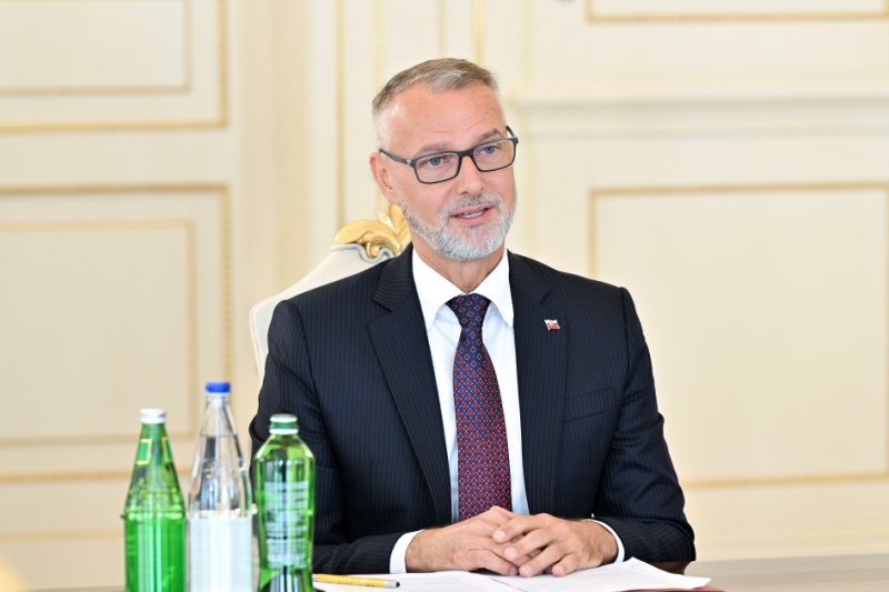 News about -   Prezident İlham Əliyev Slovakiya Milli Şurası sədrinin başçılıq etdiyi nümayəndə heyətini qəbul edib  
