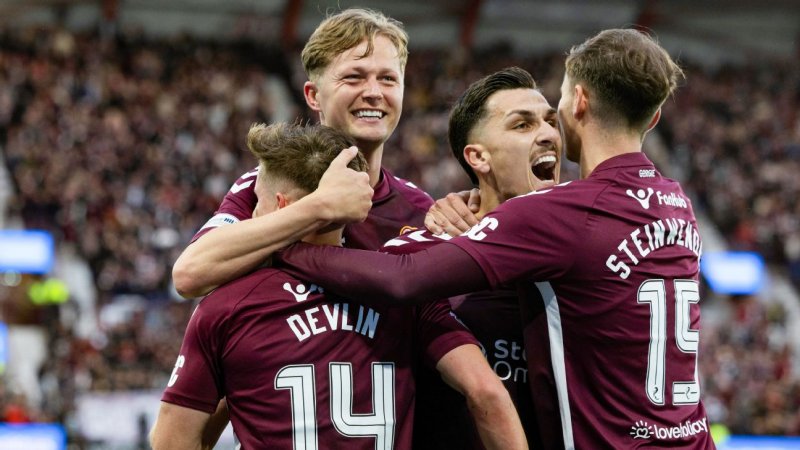 Hearts face Celtic test in bid for historic Scottish crown