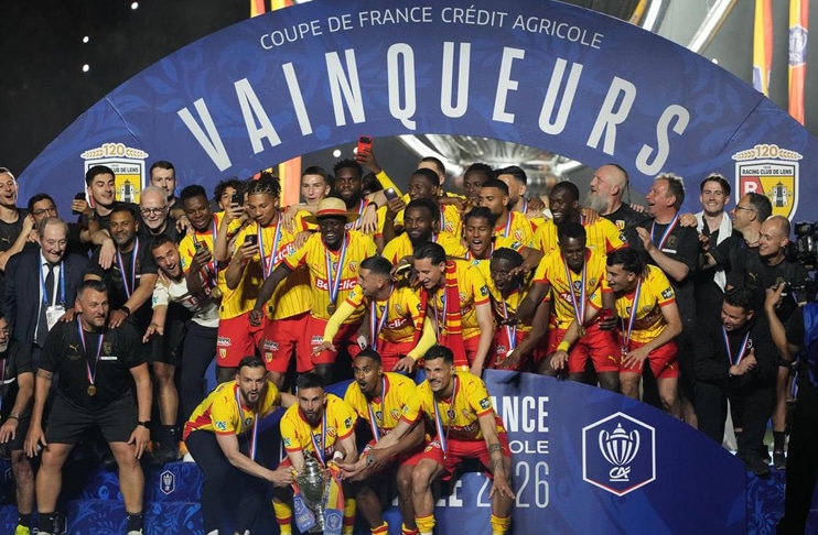 Lens beat Nice to win French Cup for first time