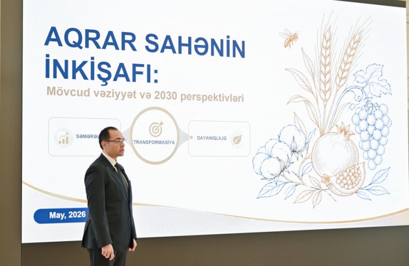2026/05/1779698773.webp + Prezident İlham Əliyevin sədrliyi ilə kənd təsərrüfatı məsələlərinə həsr olunmuş müşavirə keçirilib - YENİLƏNİB News about - Prezident İlham Əliyevin sədrliyi ilə kənd təsərrüfatı məsələlərinə həsr olunmuş müşavirə keçirilib - YENİLƏNİB