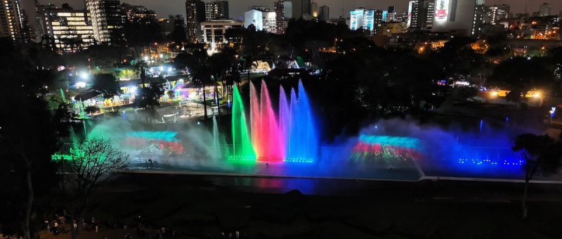 News about - Musical fountains in capital of Peru illuminated in colors of Azerbaijani flag -  PHOTOS 