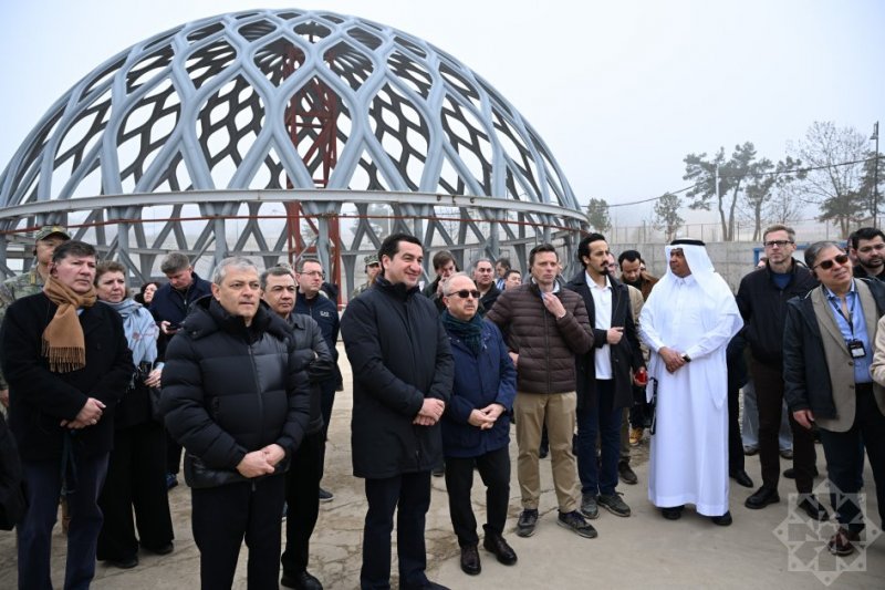 Diplomatic corps representatives visit construction site of New Shusha Mosque