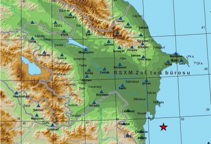 3.0-magnitude earthquake jolts Caspian Sea 