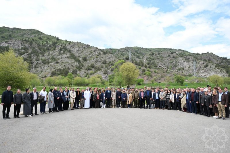 Diplomatic corps representatives arrive in Azerbaijan's Lachin