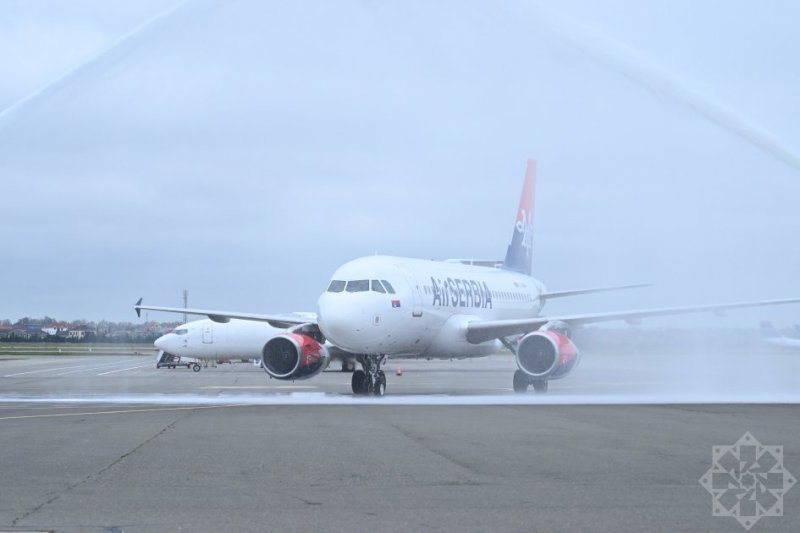 Baku airport welcomes first Belgrade direct flight