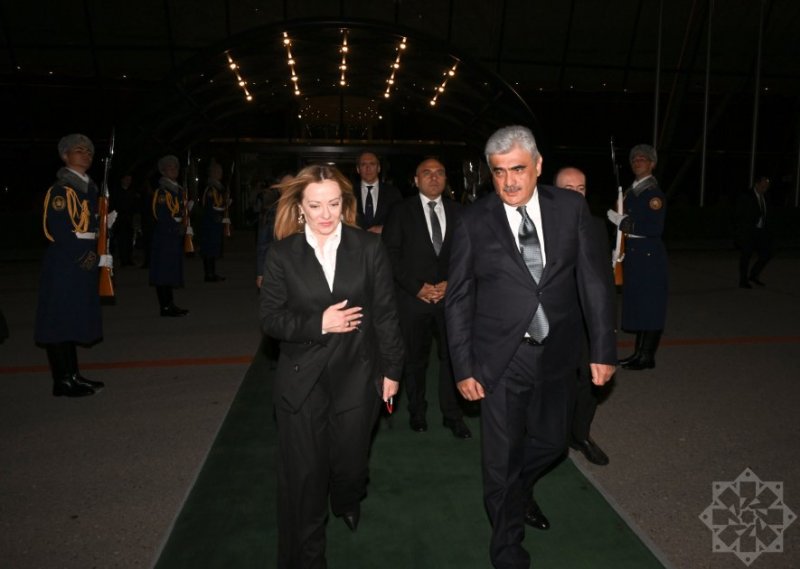 Italy's Meloni concludes visit to Azerbaijan