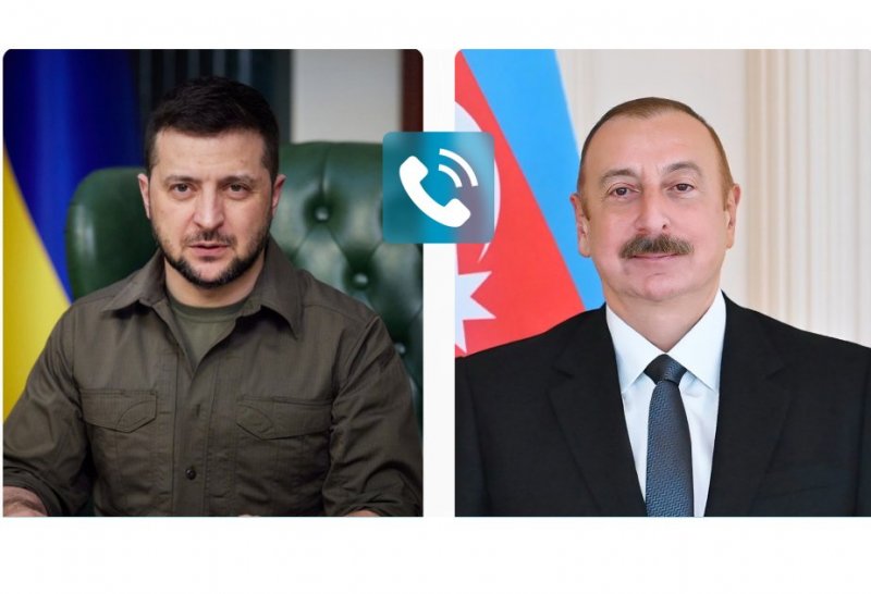   Prezident İlham Əliyev və Ukrayna Prezidenti Volodimir Zelenski arasında telefon danışığı olub  